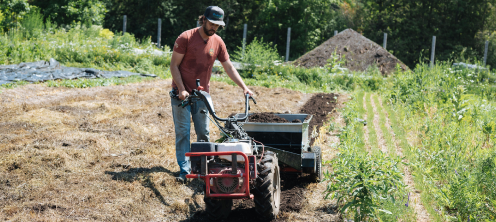 Épandeur à compost